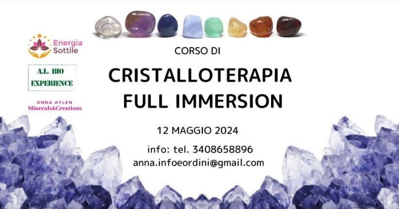 Corso di Cristalloterapia Full Immersion
